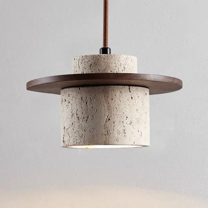 Sollievo Travertine Stone Pendant Light