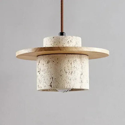 Sollievo Travertine Stone Pendant Light