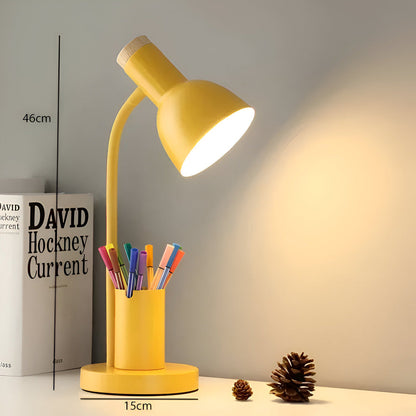 Sollievo Nordic LED Table Lamp with Pen Holder