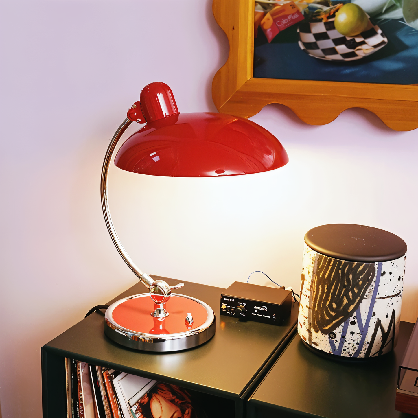 Sollievo Vintage Iron Dome Desk Lamp