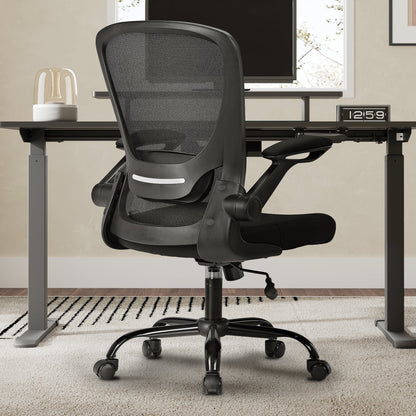 Onyx Ergonomic Office Chair With Black Mesh Back, Ergonomic Design for Home Office Comfort and Support.