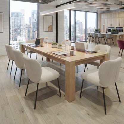 Sollievo Edora Oak Extendable Dining Table (70.9-92.5)