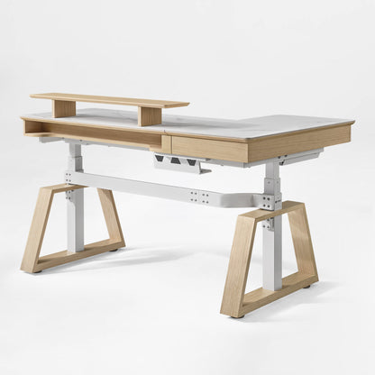 Eureka Ergonomic Ark Pro Executive Standing Desk, White