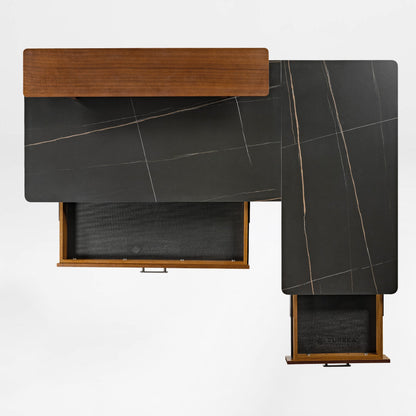Eureka Ergonomic Ark Pro L-Shaped Standing Desk Top View