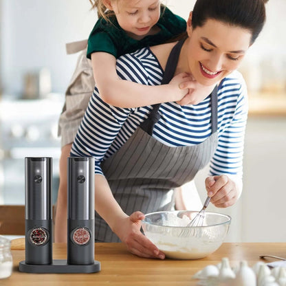 Sollievo Elegant Electric Salt and Pepper Mill
