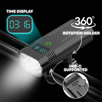 Sollievo 5000 Lumen Rechargeable Bike Light