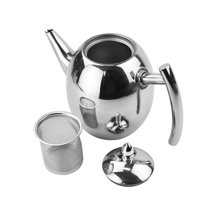 Sollievo Elegant Stainless Steel Teapot