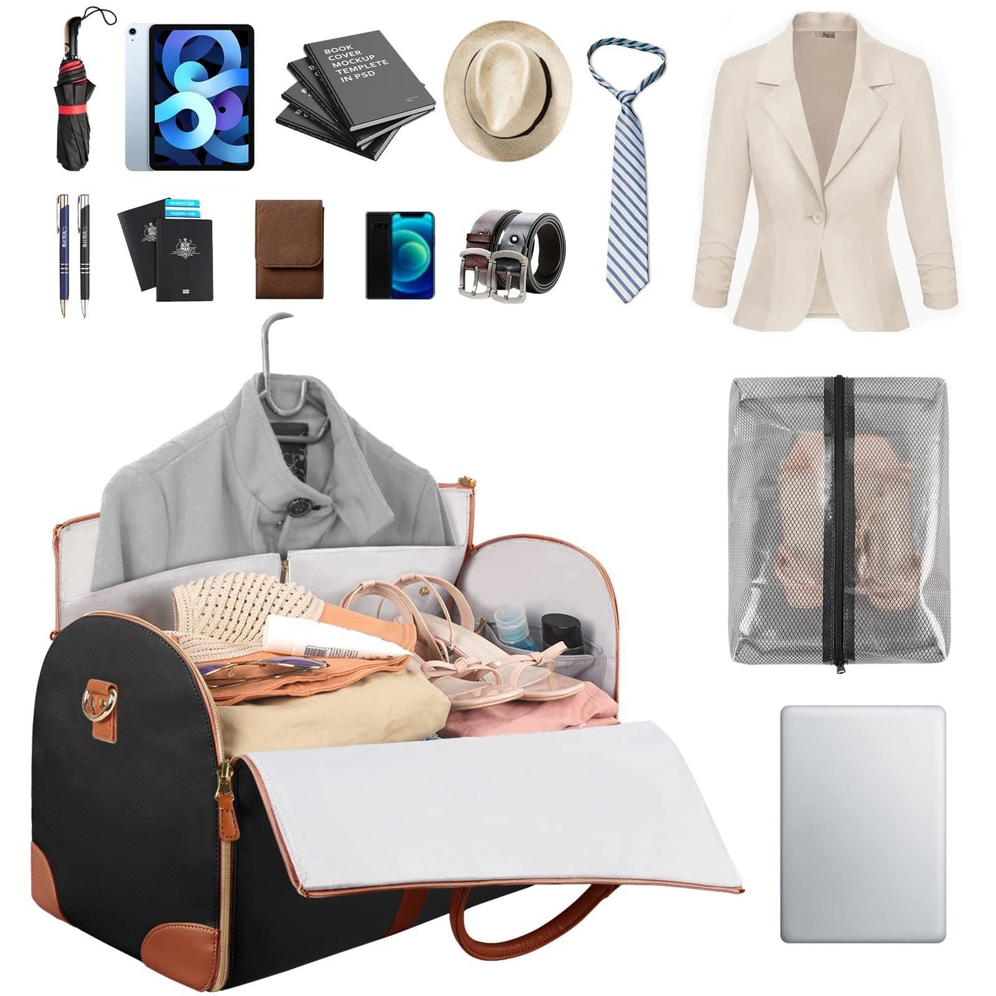 Sollievo Expandable Weekender Bag