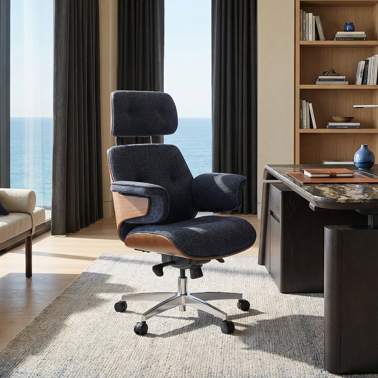 Sollievo Mathias Napa Leather Executive Office Chair
