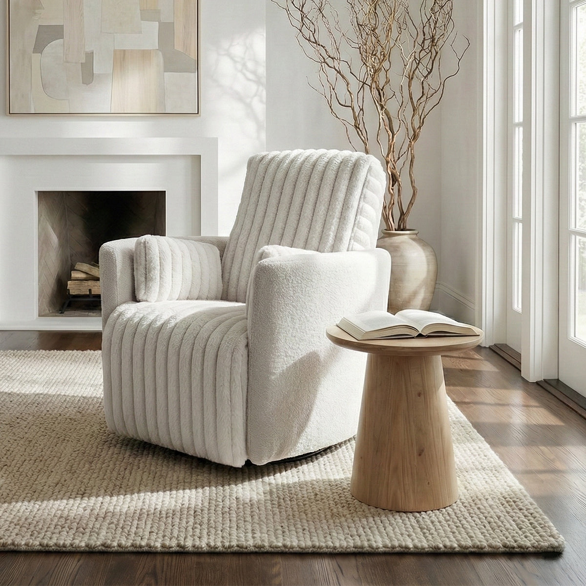 Sollievo Lucia, Swivel Rocking Manual Recliner
