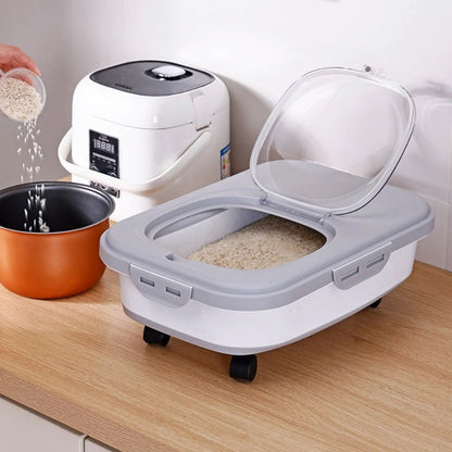 Sollievo Foldable Rolling Food Storage Container