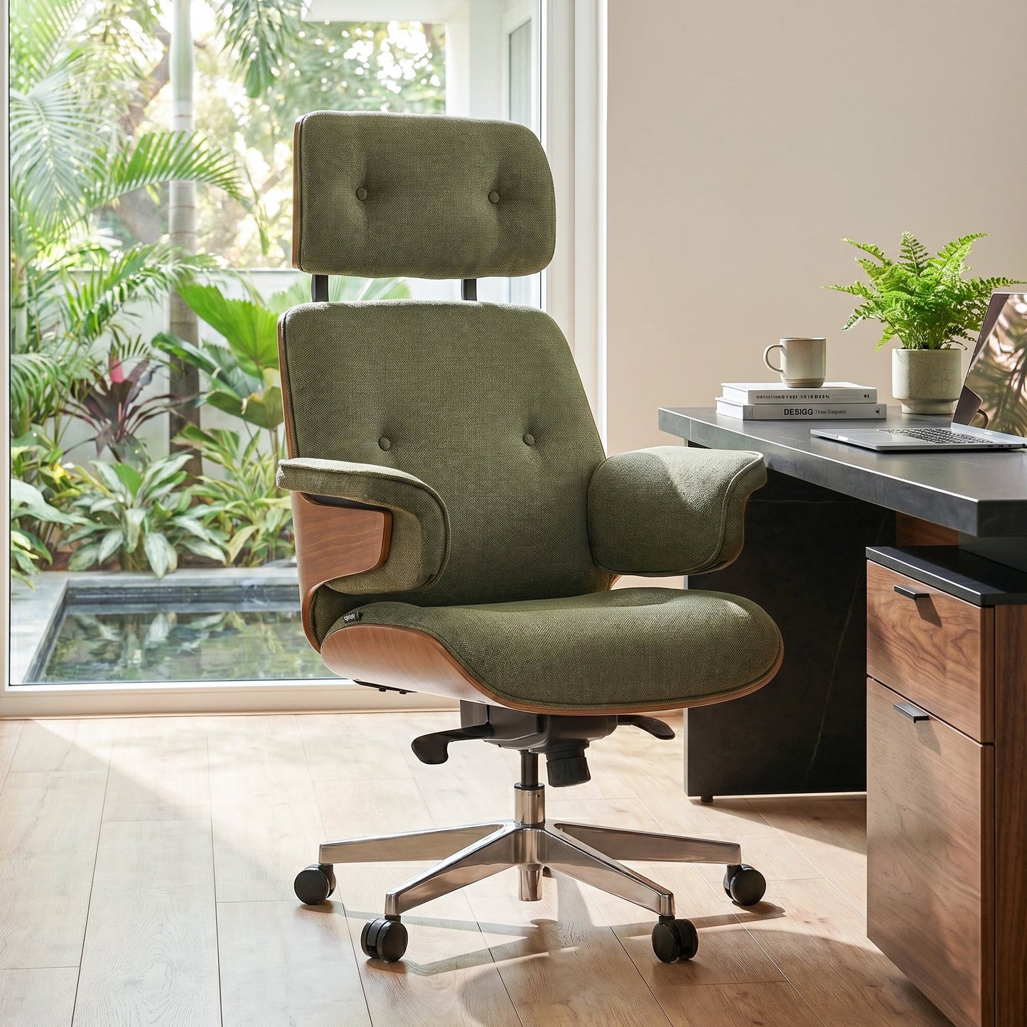 Sollievo Mathias Napa Leather Executive Office Chair