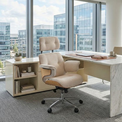 Sollievo Mathias Napa Leather Executive Office Chair