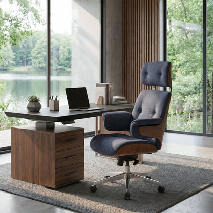 Sollievo Mathias Napa Leather Executive Office Chair