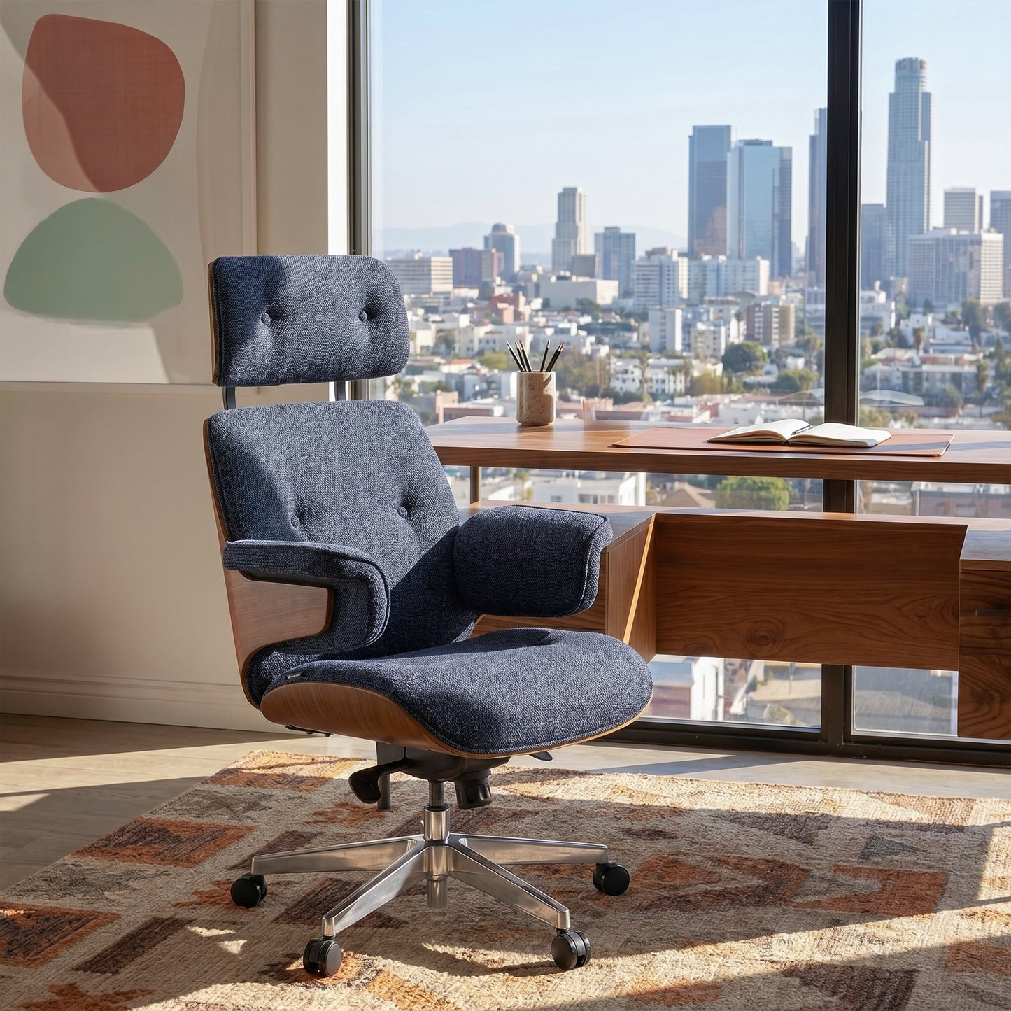 Sollievo Mathias Napa Leather Executive Office Chair
