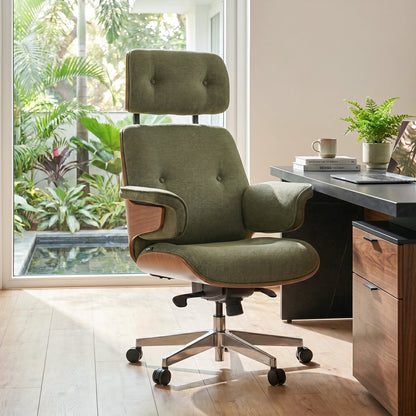 Sollievo Mathias Napa Leather Executive Office Chair