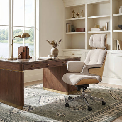 Sollievo Mathias Napa Leather Executive Office Chair
