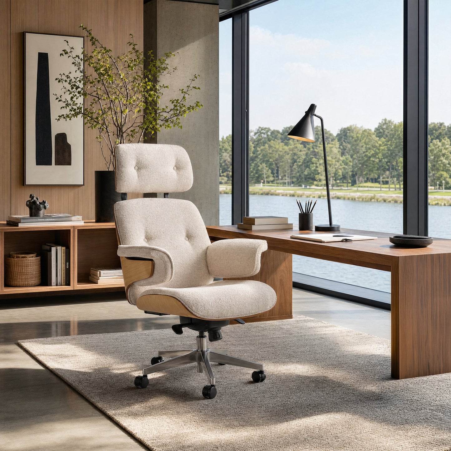 Sollievo Mathias Napa Leather Executive Office Chair