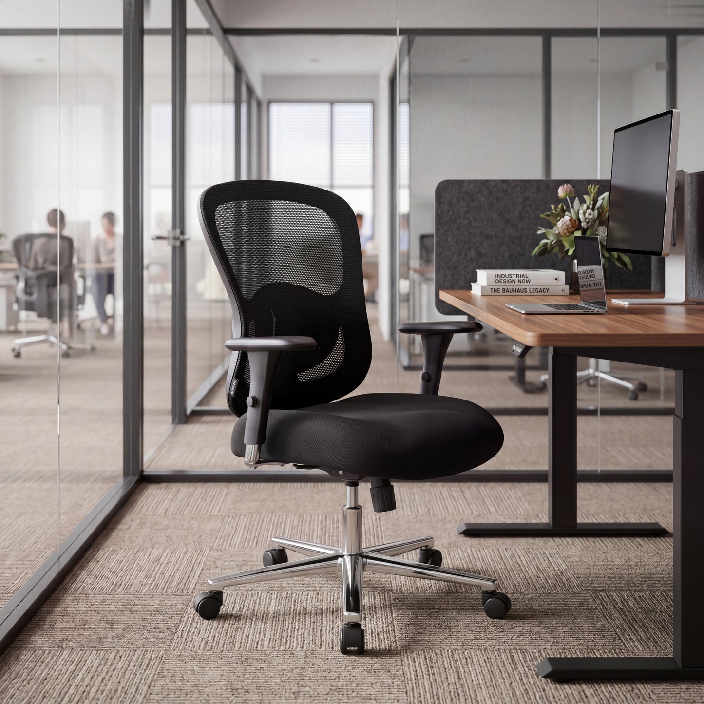 Sollievo Hoss, Big & Tall 500LBS Capacity Ergonomic Office Chair
