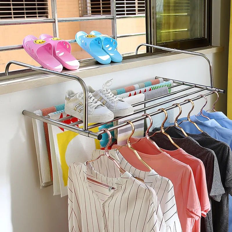Sollievo Extendable Foldable Balcony Clothes Dryer