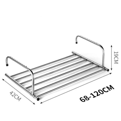 Sollievo Extendable Foldable Balcony Clothes Dryer