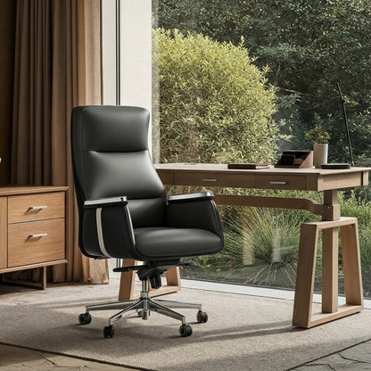 Sollievo Royal II Executive Office Chair, Silicone & Leather