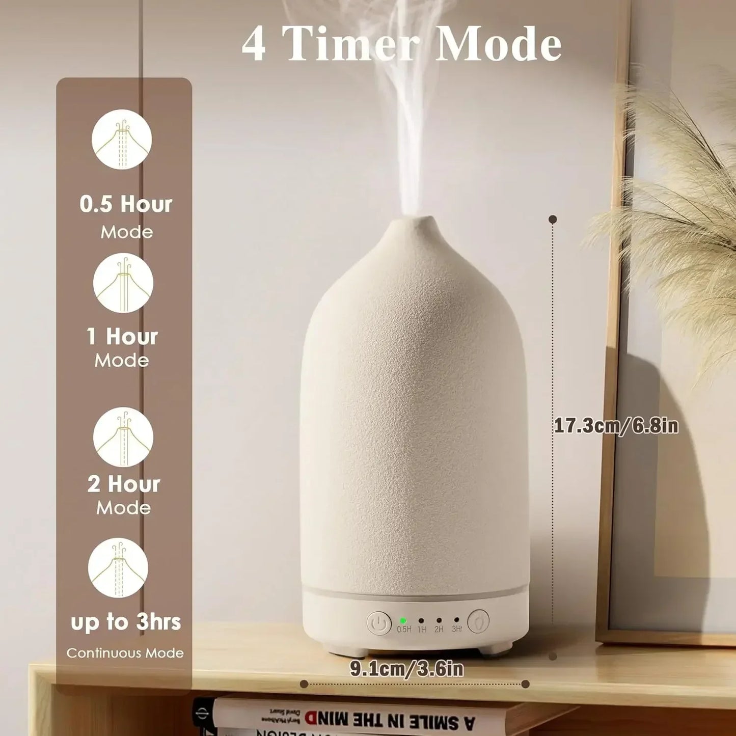 Sollievo Ceramic Essential Oil Diffuser