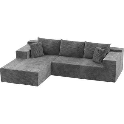 Sollievo L-Shape Chaise Cloud Sofa