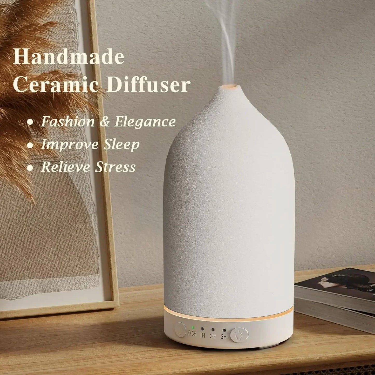Sollievo Ceramic Essential Oil Diffuser