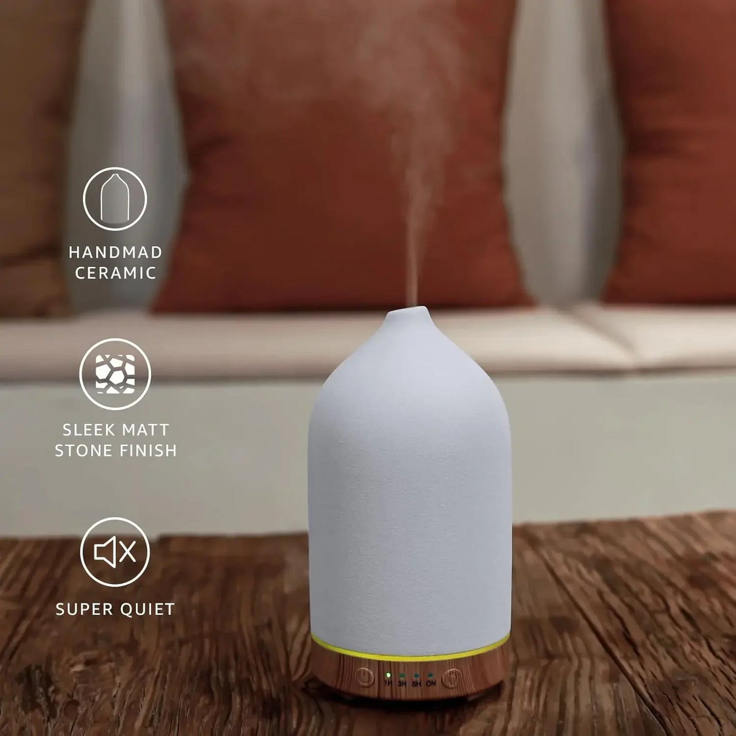 Sollievo Ceramic Essential Oil Diffuser