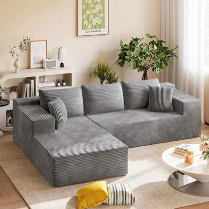 Sollievo L-Shape Chaise Cloud Sofa