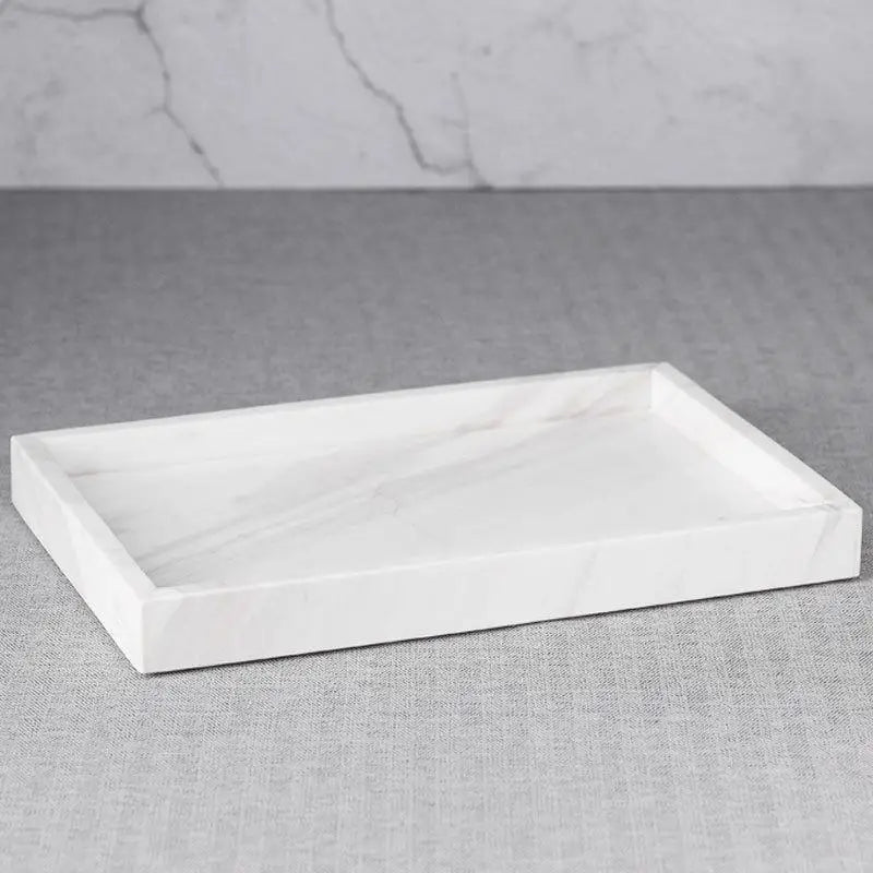 Sollievo Square Silicone Bathroom Tray Organizer