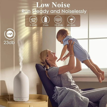 Sollievo Ceramic Essential Oil Diffuser