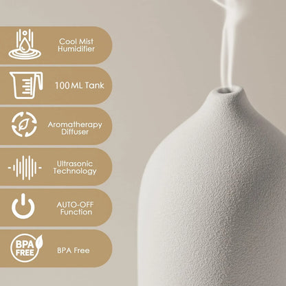 Sollievo Ceramic Essential Oil Diffuser