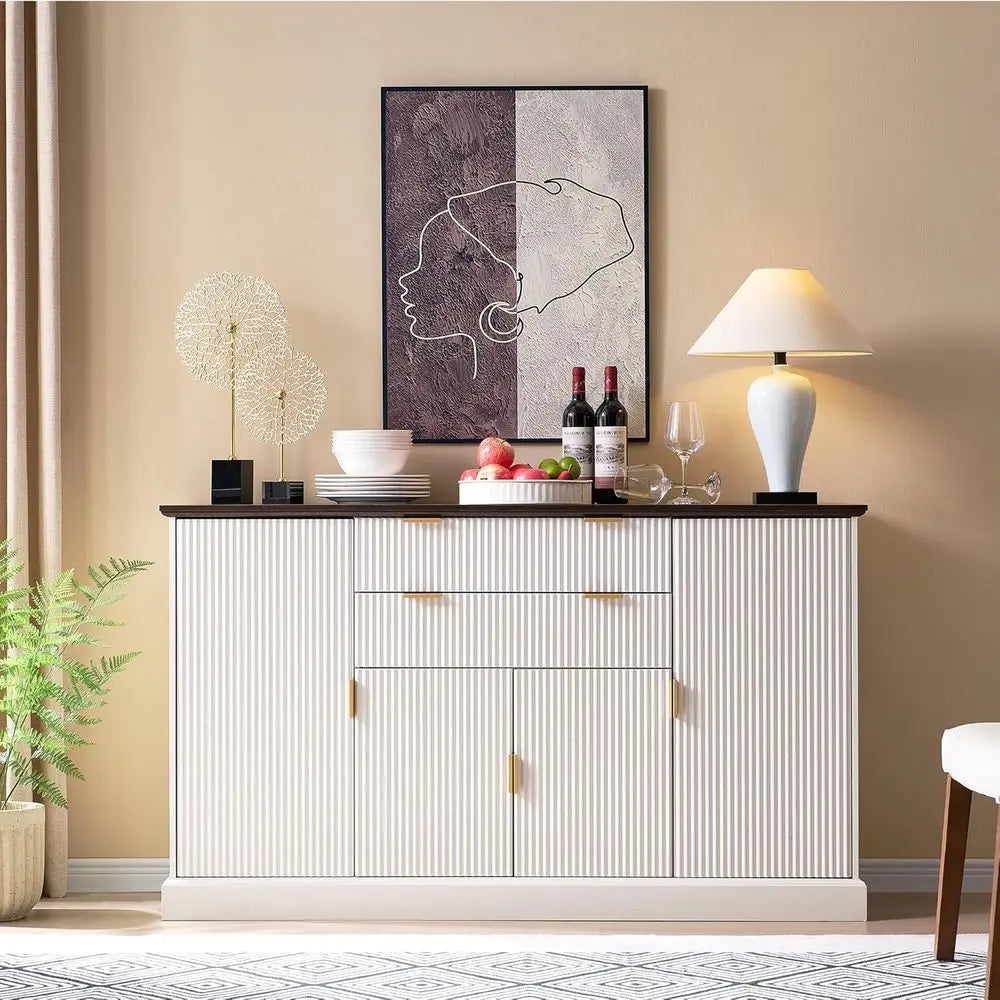 Sollievo Rustic Wooden Coffee Bar
