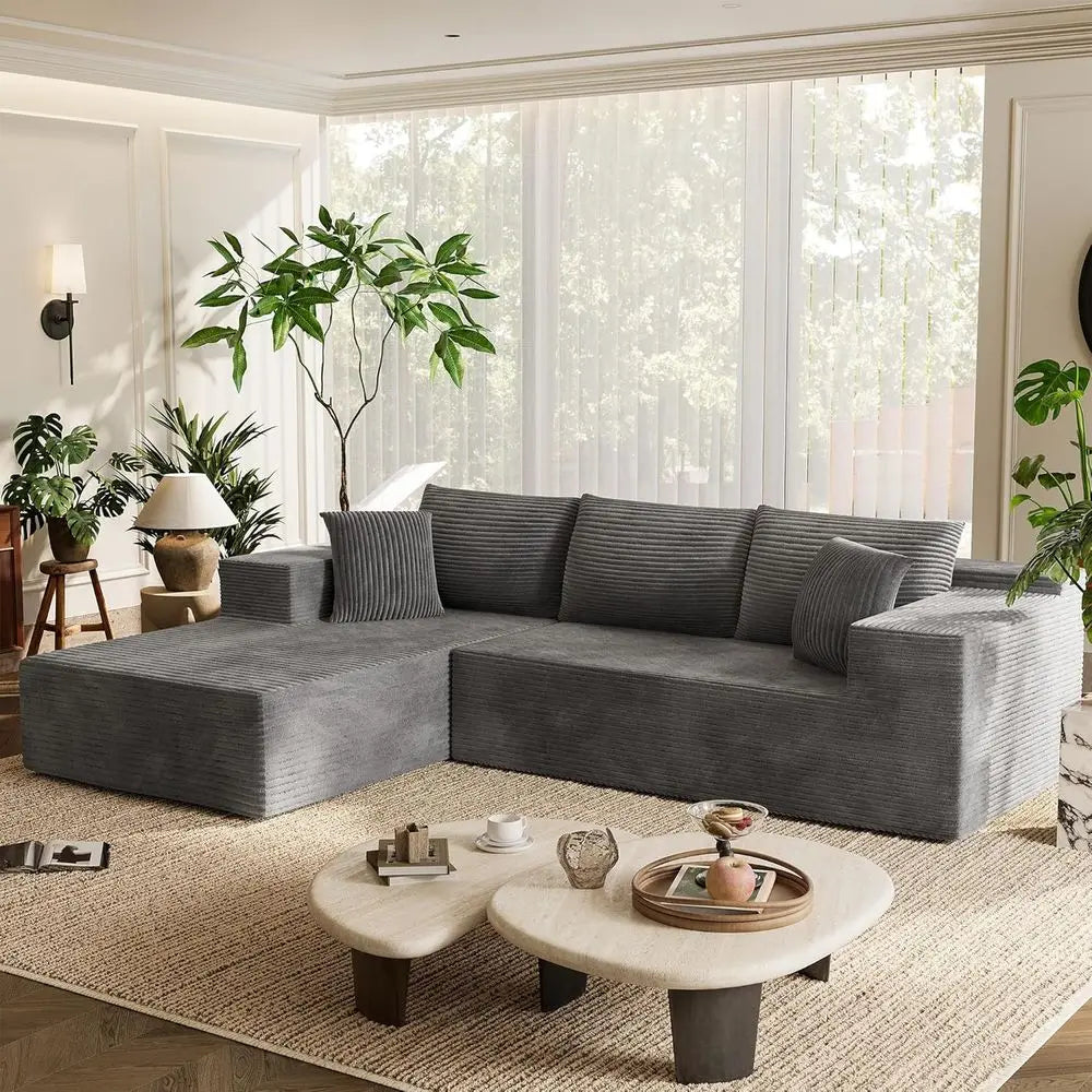 Sollievo L-Shape Chaise Cloud Sofa