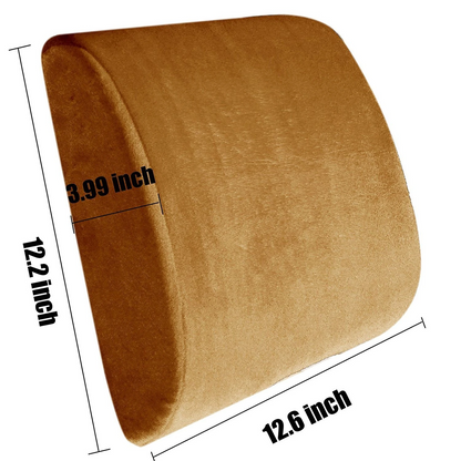 Memory Foam Lumbar Back Support Cushion - The Natural Posture