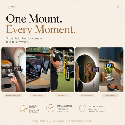 Sollievo MagSafe Phone Mount with Weighted Base