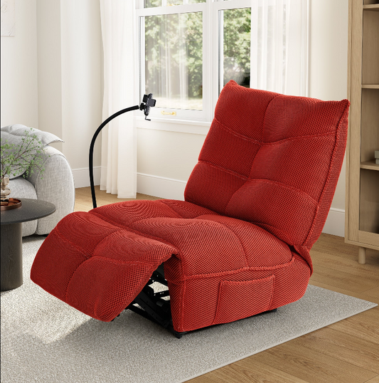 Red Linx Power Glider Recliner in a Modern Living Room, Lifestyle Shot