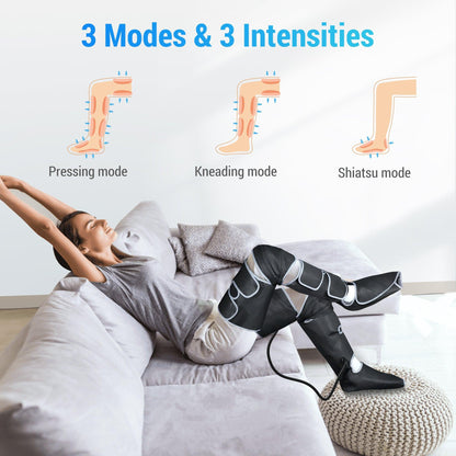 Comfier Foot Massager Comfier Leg Massager for Pain Relief, Leg Compression Machine CF-7204B