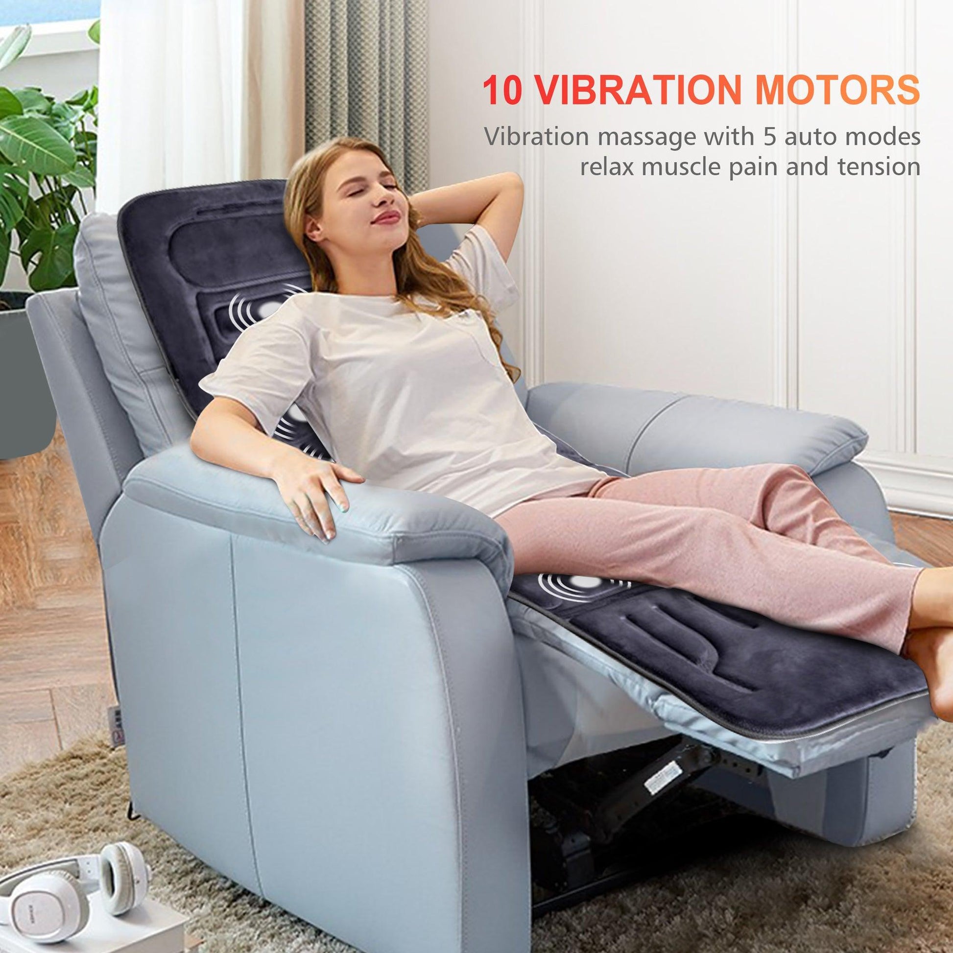 Comfier Full Body Massager Comfier Massage Mat Full Body,Massage Pad with 10 Vibration Motors CF-3703