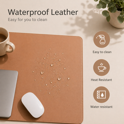 Sollievo Minimalist Leather Desk Mat