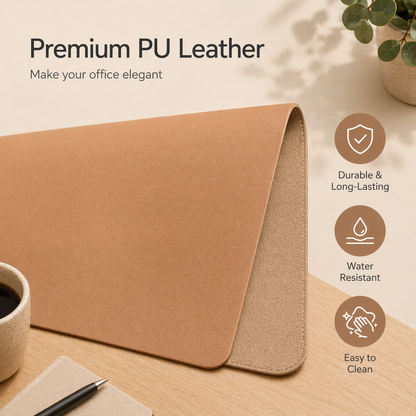 Sollievo Minimalist Leather Desk Mat