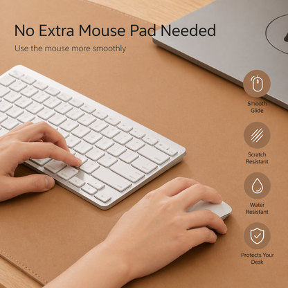 Sollievo Minimalist Leather Desk Mat