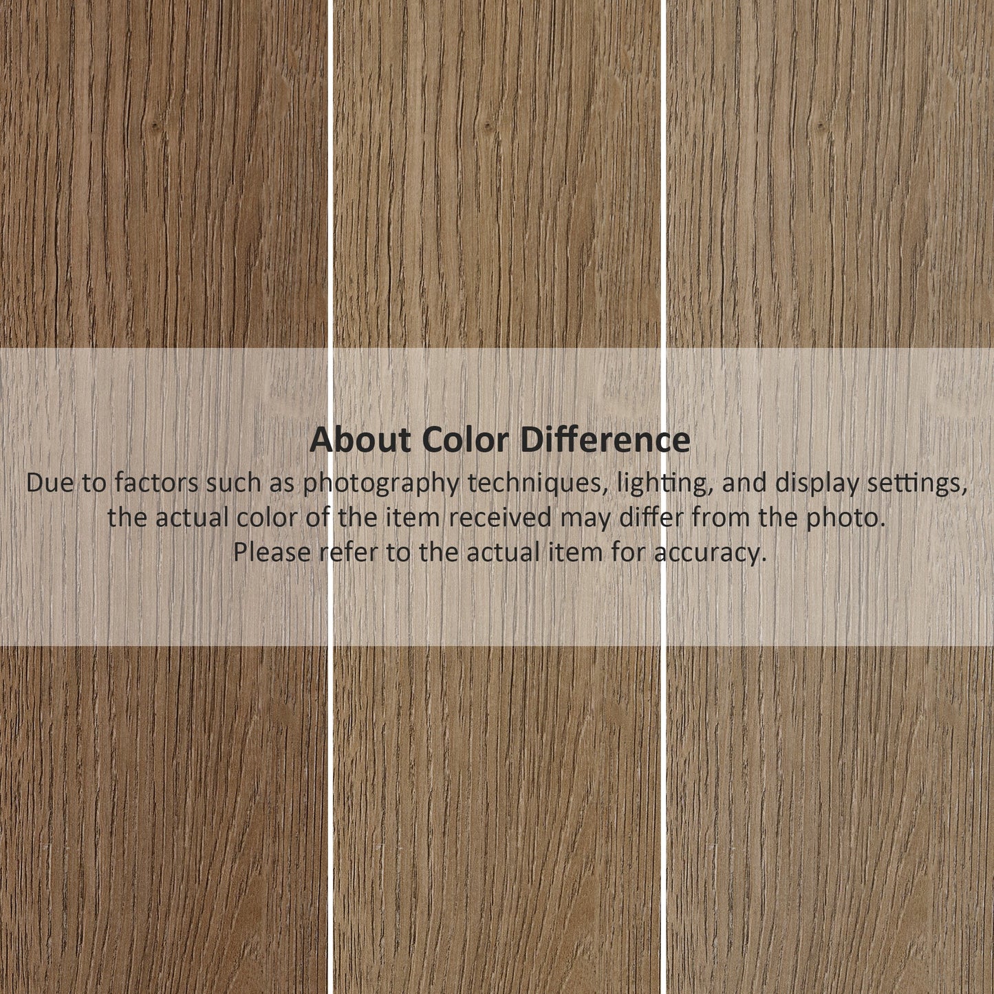 Oak Wood Grain Color Variation. Notice On the Color Differences Caused By Photography for Ark El 71'' Bookshelf.