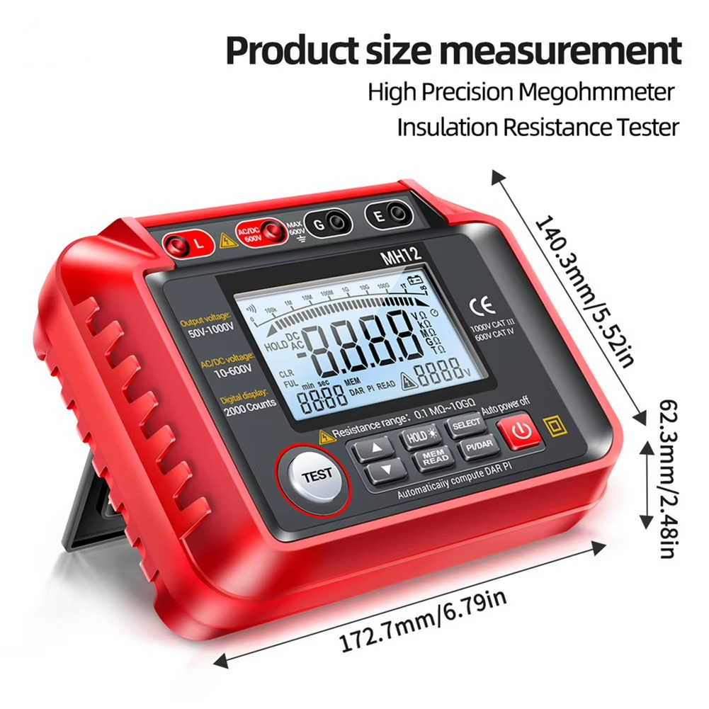 Sollievo Digital Insulation Resistance Megohmmeter