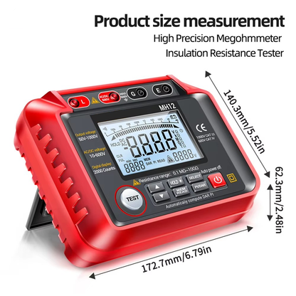 Sollievo Digital Insulation Resistance Megohmmeter