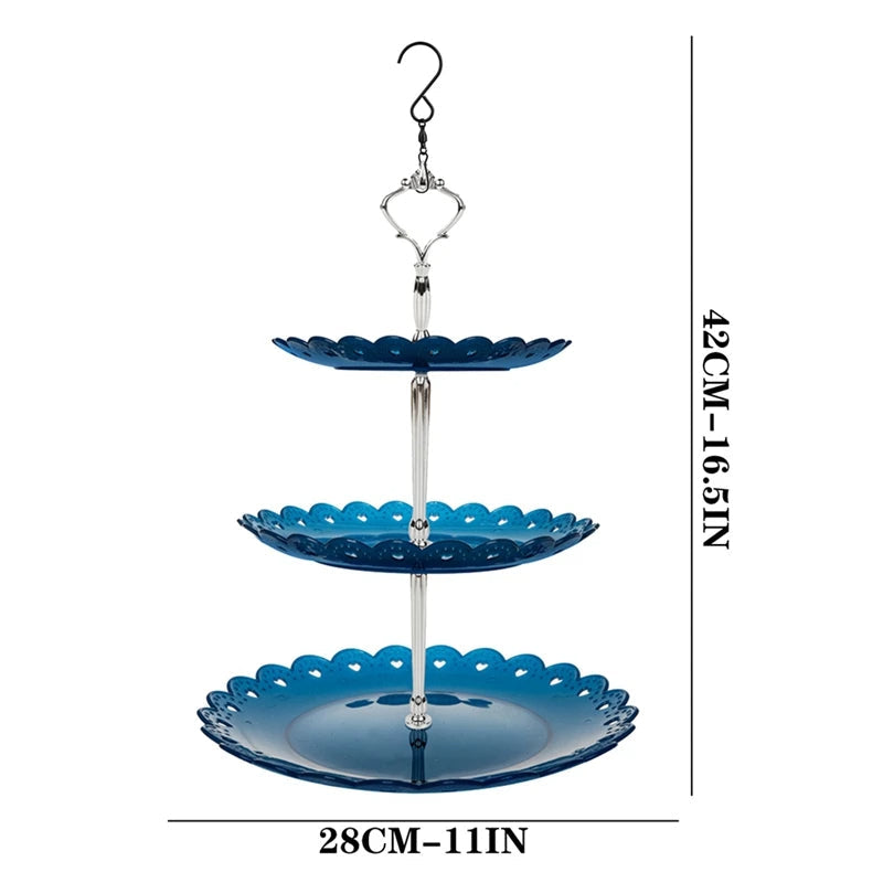 Sollievo 3-Tier Hanging Bird Feeder & Bird Bath Combo