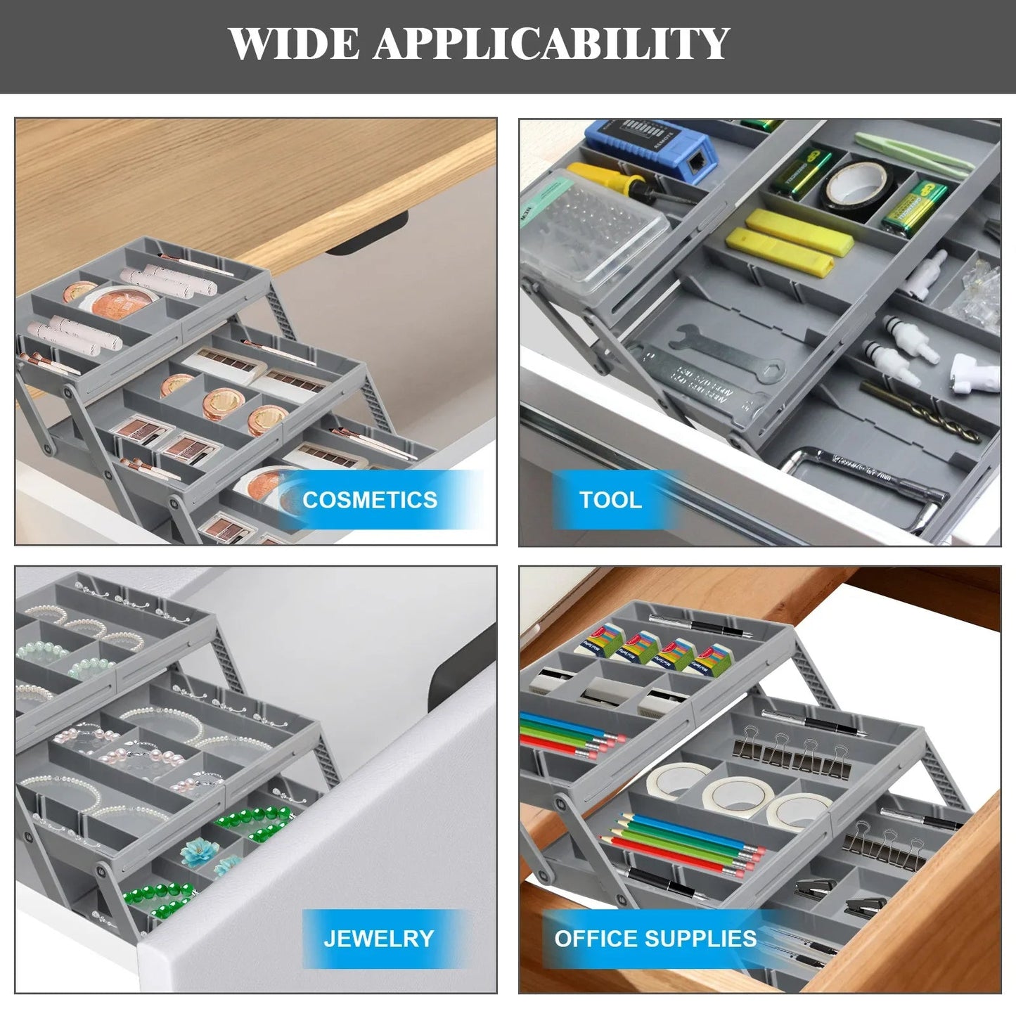 Sollievo 3-Tier Drawer Organizer