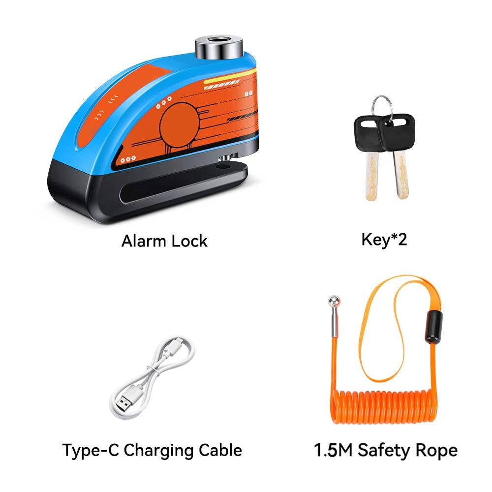 Sollievo Motorcycle Disc Lock Alarm